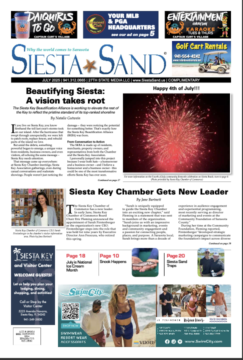 Siesta Sand - July 2025